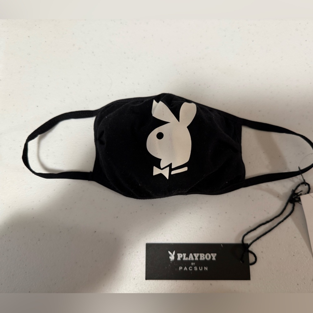 PacSun Playboy Bunny Black Face Mask